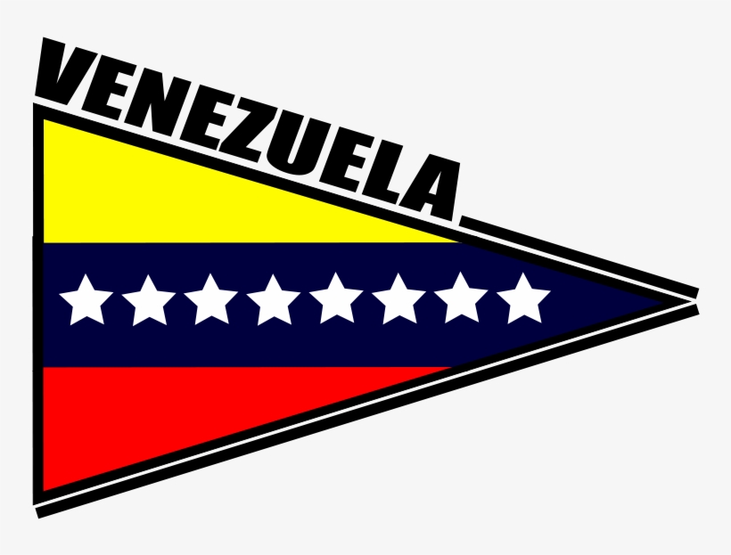Venezuela Clipart - Bandera De Venezuela Triangular, transparent png #2034944