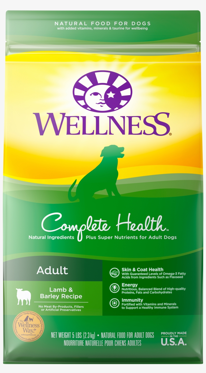 Com Health Dry Lamb Dog - Wellness Complete Health Dog Food Lamb, transparent png #2035171