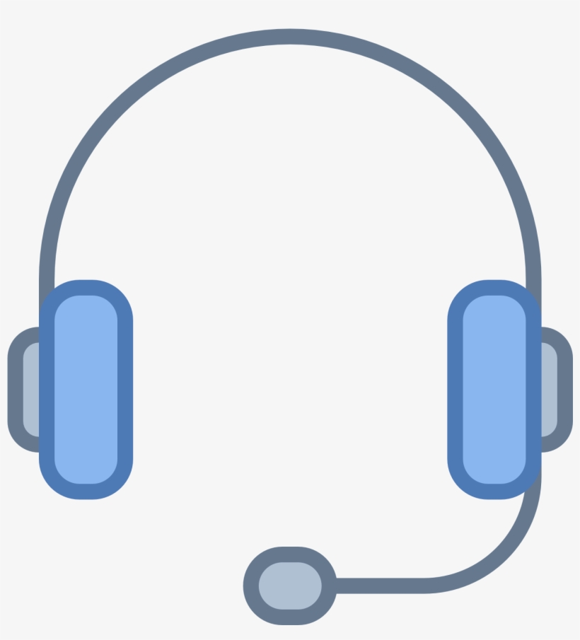 Free Headphones Png - Head Set Png, transparent png #2036325