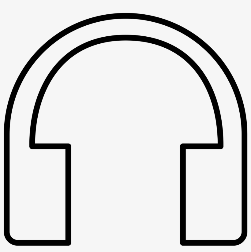 Headphones Icon Line - Headphones, transparent png #2036497