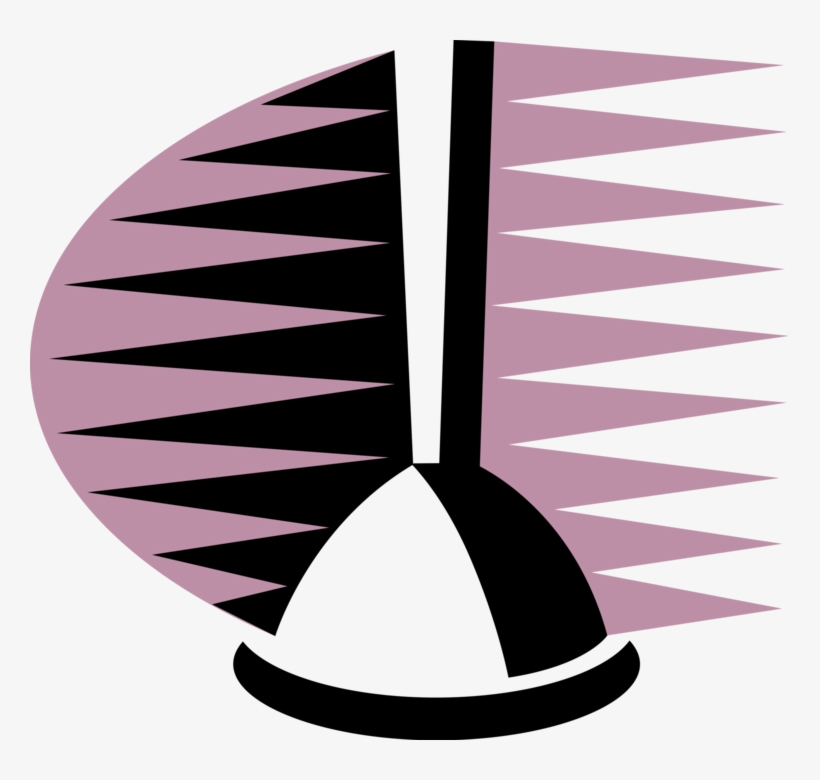 Vector Illustration Of Plumber's Friend Toilet Plunger - Illustration, transparent png #2036806