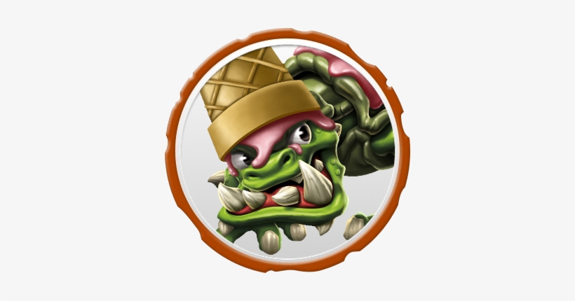 Sundae Slobber Tooth Icon - Activision Skylanders Swap Force Slobber Tooth, transparent png #2037187