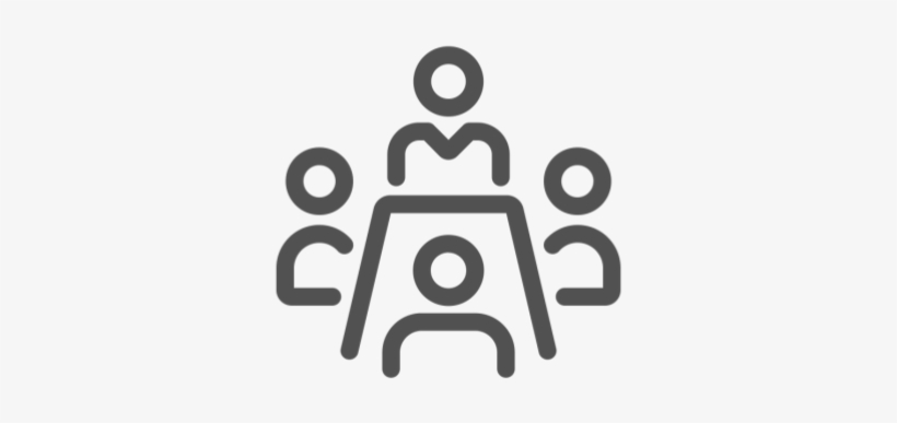 Icon Of People At Table - Face To Face Icons Png, transparent png #2037278