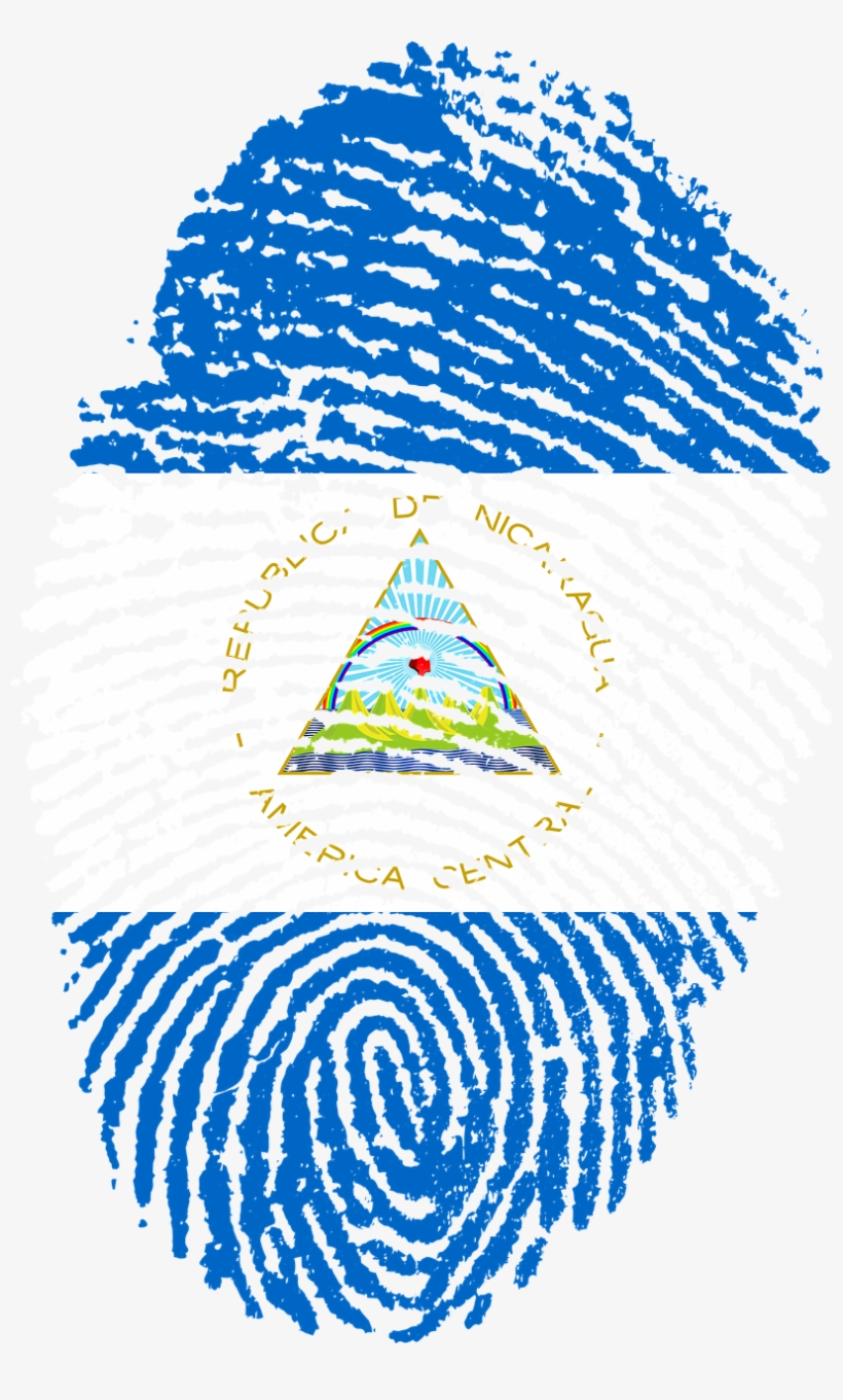 Nicaragua, Bandera, Huella Digital, País, Orgullo Nicaragua - Data Privacy Act Of 2012, transparent png #2037651
