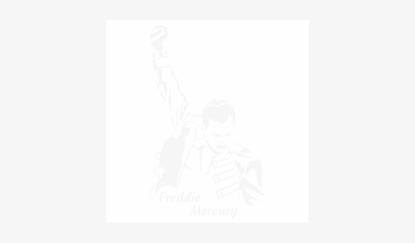 Szablon Na Ścianę Freddie Mercury S14 - Naklejka Na Ścianę Freddie Mercury, transparent png #2038076