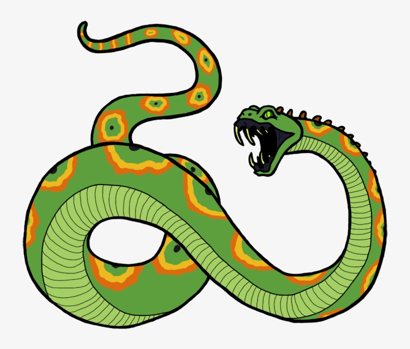 8 Serpents True Snake - Clip Art, transparent png #2038274