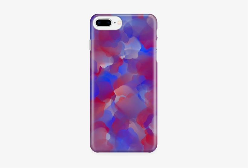 Red And Blue Watercolor Phone Case - Apple Iphone 7 Plus, transparent png #2038345