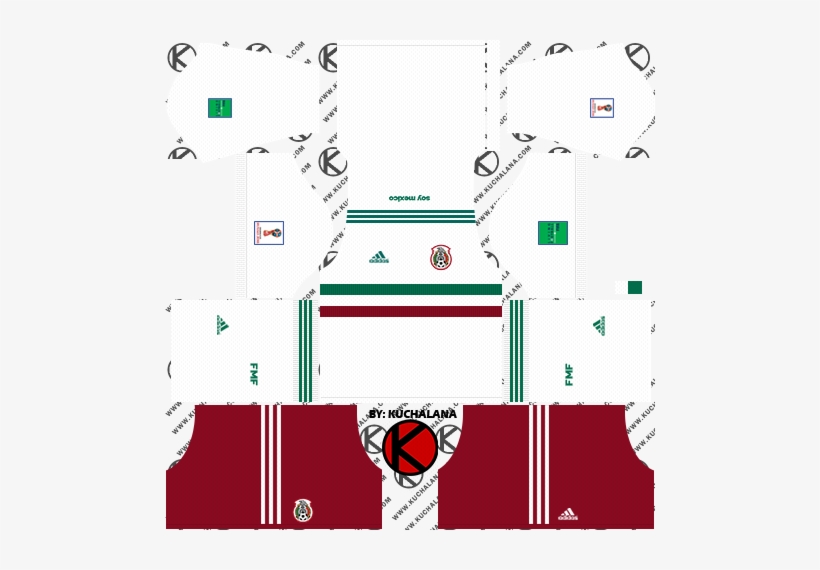 Mexico 2018 World Cup Kits - Dream League Soccer 2018 Kits Argentina, transparent png #2038422