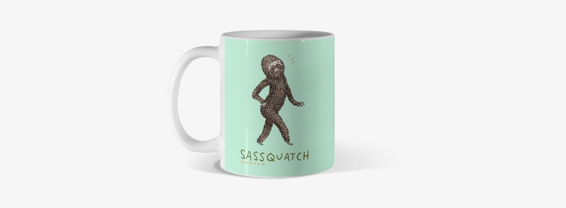 Sassquatch $15 By Sophiecorrigan - Sassquatch Shower Curtain - 71" By 74" By Sophie Corrigan, transparent png #2038652