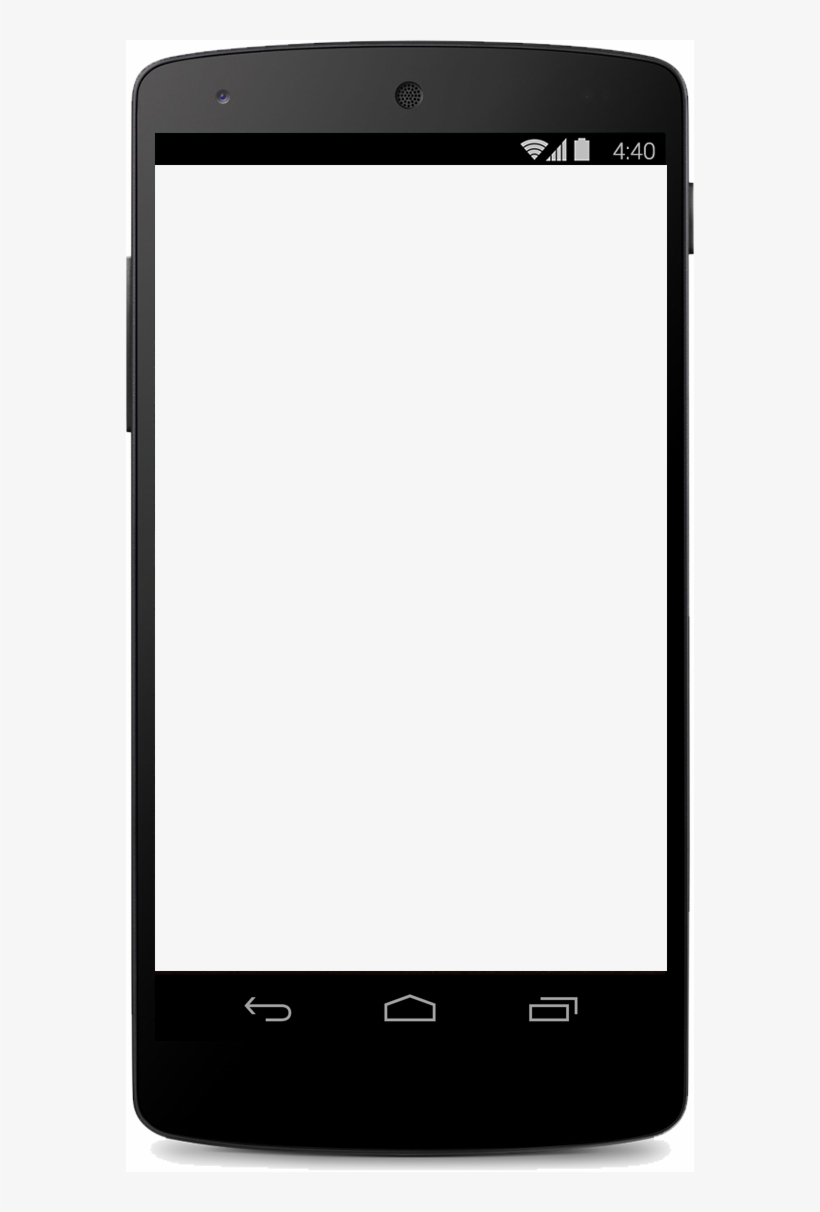 How Does It Work - Blank Mobile Phone Screen, transparent png #2038834