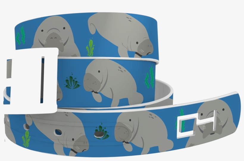 Manatee Clipart Top Hat - Belt, transparent png #2039018