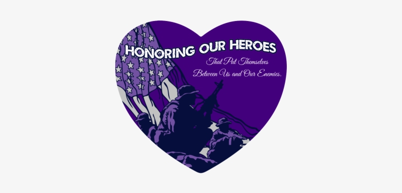 Purple Heart Day Decal - Personalize Military Throw Blanket, transparent png #2039324