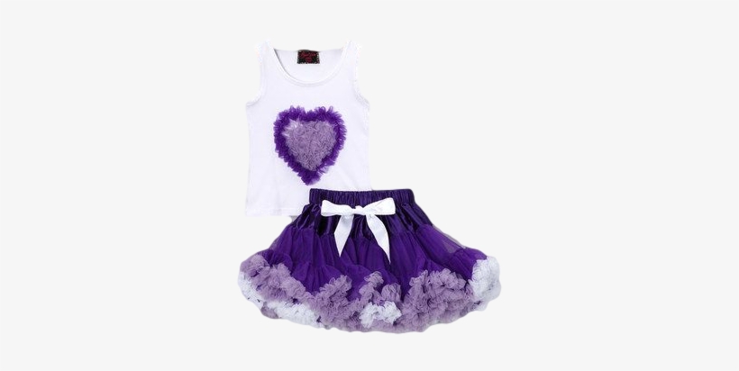 Purple Heart & Pettiskirt & Top Set - Purple Heart Services Foundation, transparent png #2039446