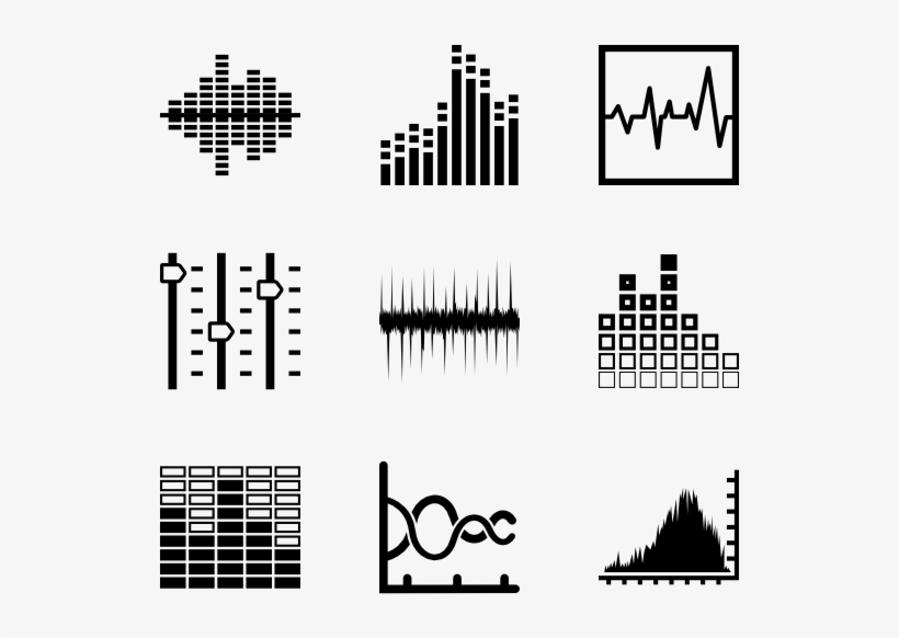Equalizer 16 Icons - Music Volume Icon, transparent png #2039507
