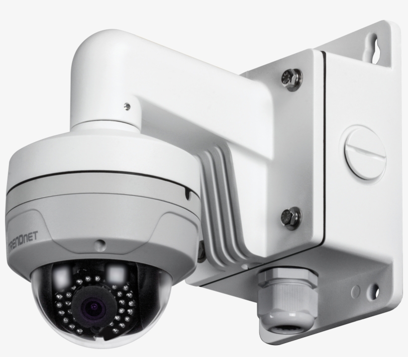 46 Am 3150453 Image Tv Ws300 V1 - Trendnet Tv-ws300 - Camera Dome Indoor/outdoor Wall, transparent png #2039747