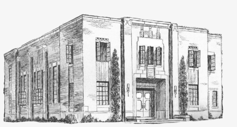 College Drawing Old Building - Wichita Community Theater, transparent png #2040131
