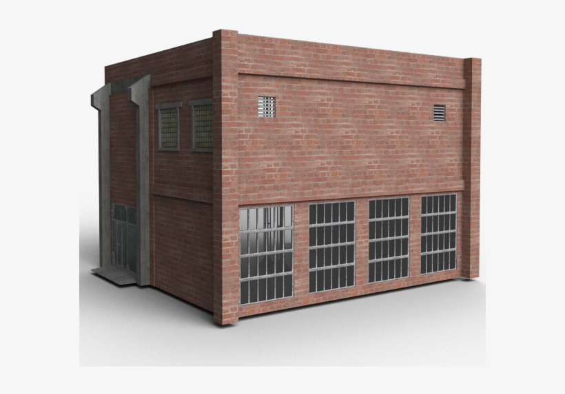Old Modular Warehouse - Warehouse Brick Model, transparent png #2040242