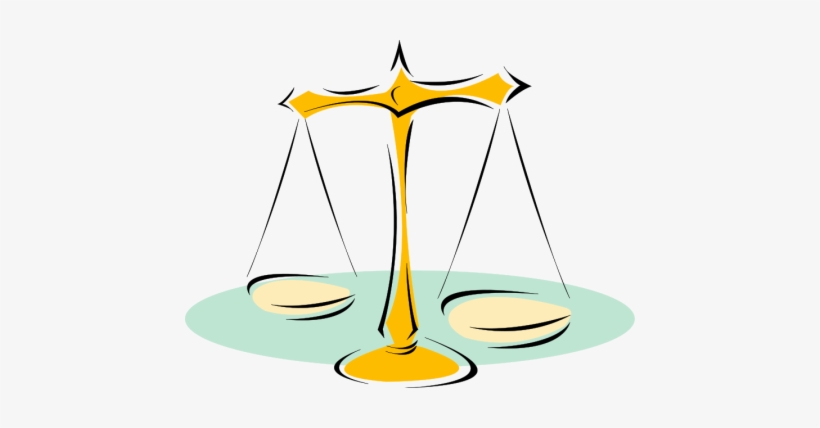 Libra And Balancing Scales Symbolism Of Zodiac Signs - Balance Clipart Png, transparent png #2040409