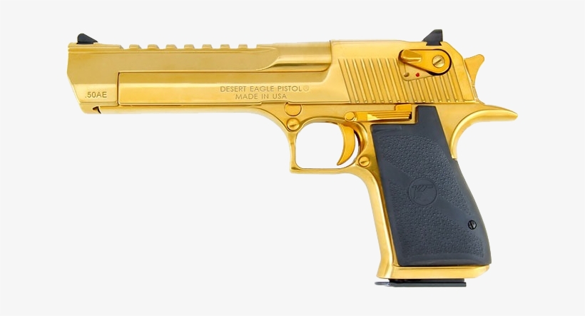 Desert Eagle 357 Magnum Titanium Gold - Magnum Desert Eagle Gold, transparent png #2040651