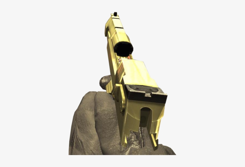 Golden Desert Eagle Mw3 Size Of This Preview - Desert Eagle Cod 4, transparent png #2041066