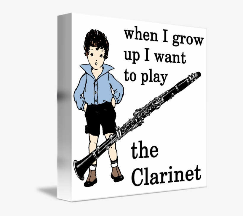 Clip Art Transparent Stock Boy By Evision Arts - Clarinet Girl, transparent png #2041785