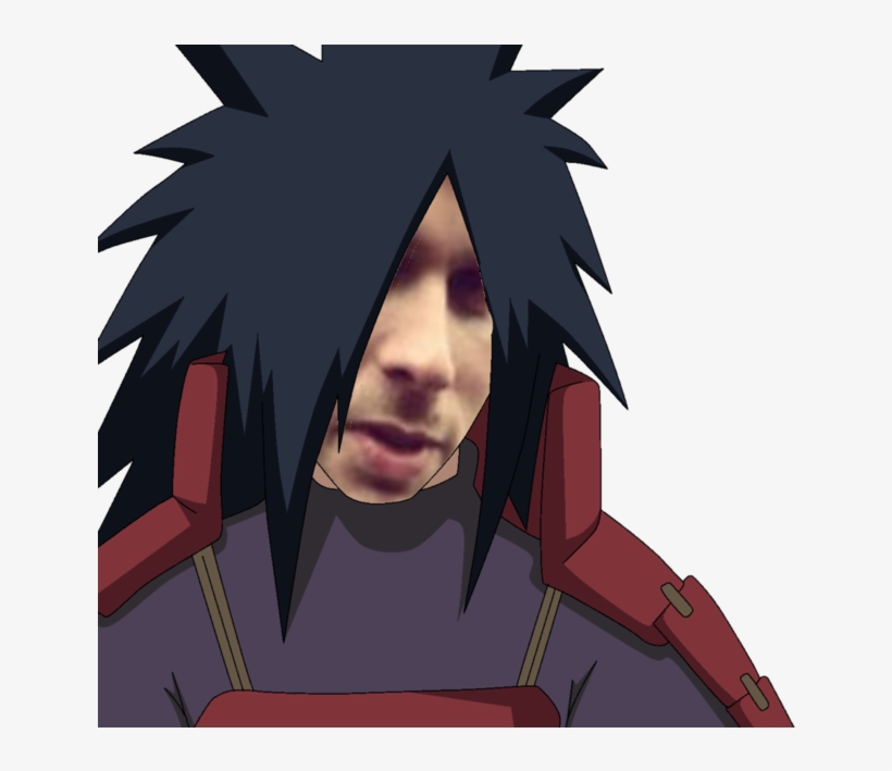 Madara Uchiha Sasuke Uchiha Tsunade Face Human Hair - Madara Uchiha Hair Png, transparent png #2041786