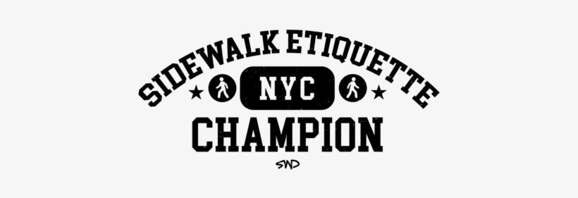 Men's "sidewalk Etiquette Champion" Tri-blend Short - Game Changer - Black Text Weekender Totes, transparent png #2041941