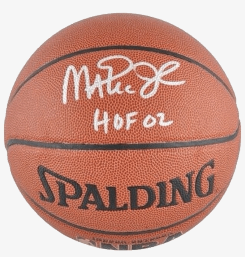 Magic Johnson Los Angeles Lakers Nba Authentic Autographed - Spalding Nba Finals Ball, transparent png #2042027