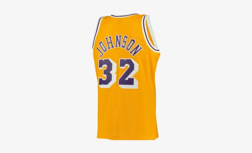 Los Angeles Lakers Magic Johnson Gold Swingman Jersey - Magic Johnson Gold Jersey, transparent png #2042103