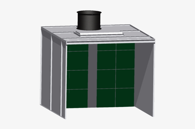 Open Face Paint Booth With Fire Suppression System - Open Face Spray Booth, transparent png #2042336