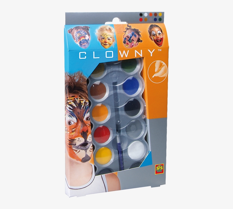 Ses Creative Trendy Colour Face Paint Set (pack Of, transparent png #2042595