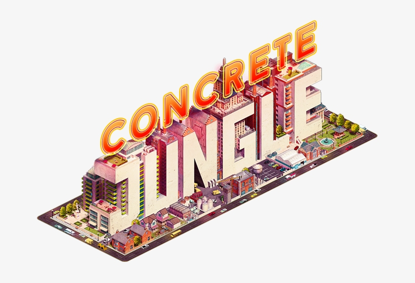 Concrete Jungle Logo - Concrete Jungle Game, transparent png #2042907