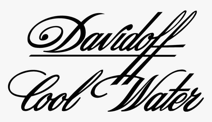 Davidoff Cool Water Logo Free Vector - Cool Water Eau De Toilette Natural Spray, transparent png #2043198