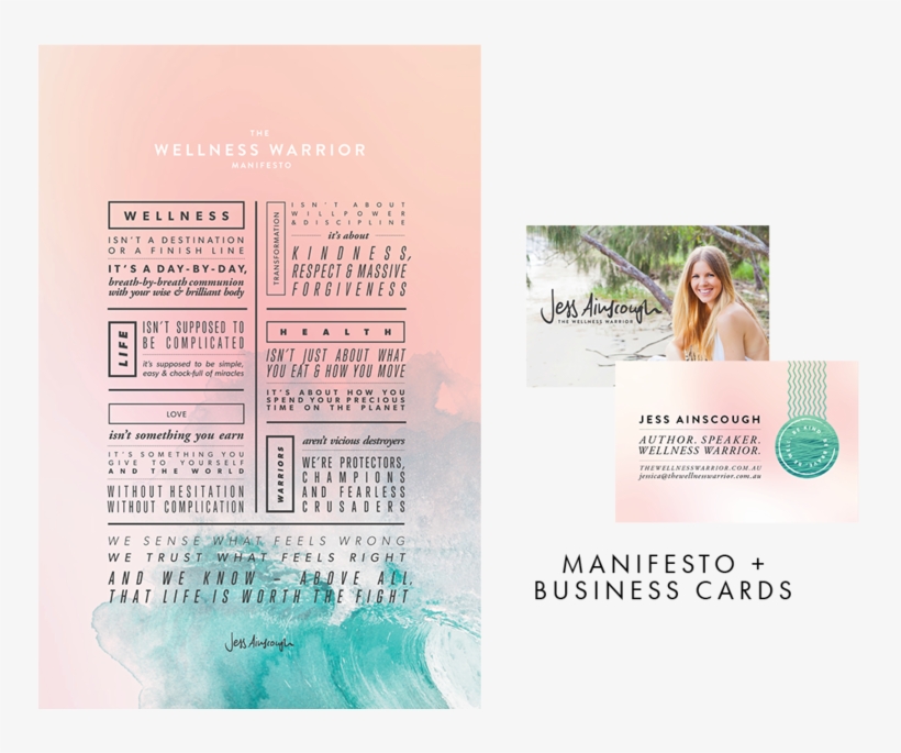 Jess Ainscough Fresh By Sian - Brochure, transparent png #2044541