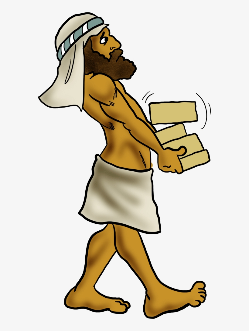 Hebrew Slave In Egypt - Egyptian Slaves Clipart, transparent png #2044834