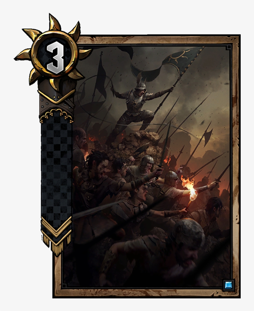 Slave Infantry - Nilfgaardian Knight, transparent png #2044955
