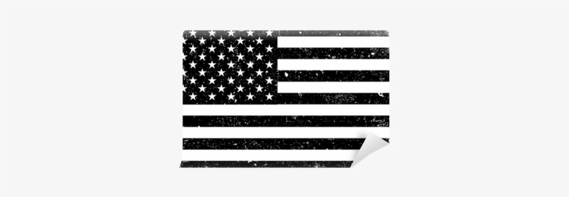 Grunge Monochrome United States Of America Flag - Flag Usa, transparent png #2045387