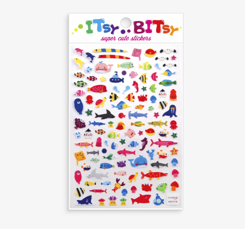 Itsy Bitsy Stickers - Itsy Bitsy Stickers A Little Sea Life, transparent png #2045531