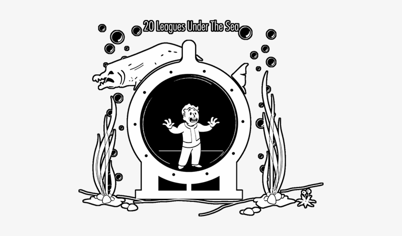 Icon 20 Leagues Under The Sea - 20000 Leagues Under The Sea Icon, transparent png #2045886