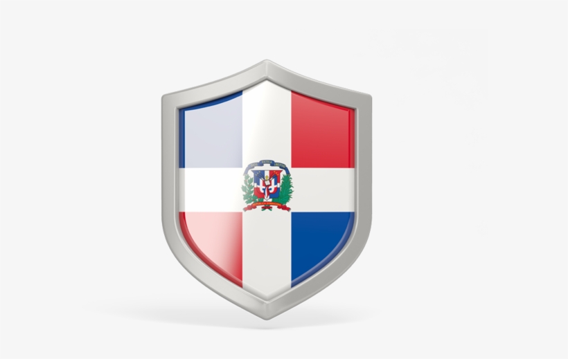 Illustration Of Flag Of Dominican Republic - Dominican Republic Shield Free, transparent png #2046159