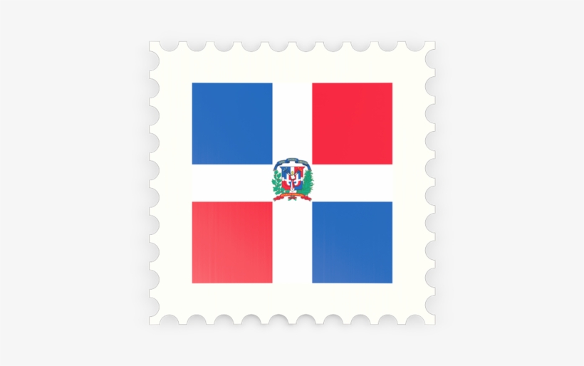Illustration Of Flag Of Dominican Republic - Dominican Republic Flag, transparent png #2046185