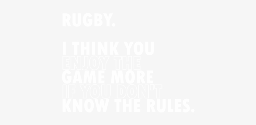 Dont Know Rules - Rugby Football, transparent png #2046341