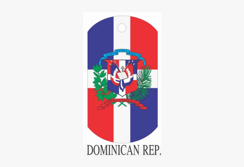 Dominican Republic Dog Tag - Dominican Republic Flag Dog Tags, transparent png #2046385