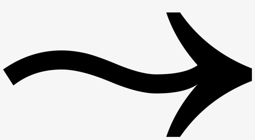 Squiggly Arrows Clip Art, transparent png #2046850