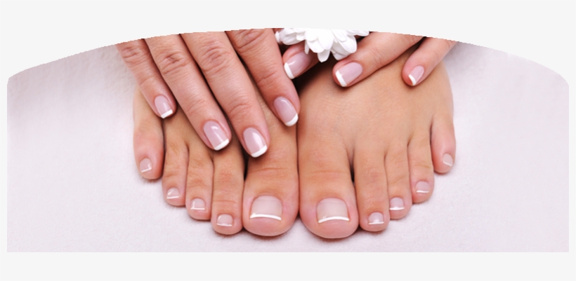 The Diamond Ring - Pink And White Toes Nails, transparent png #2046876