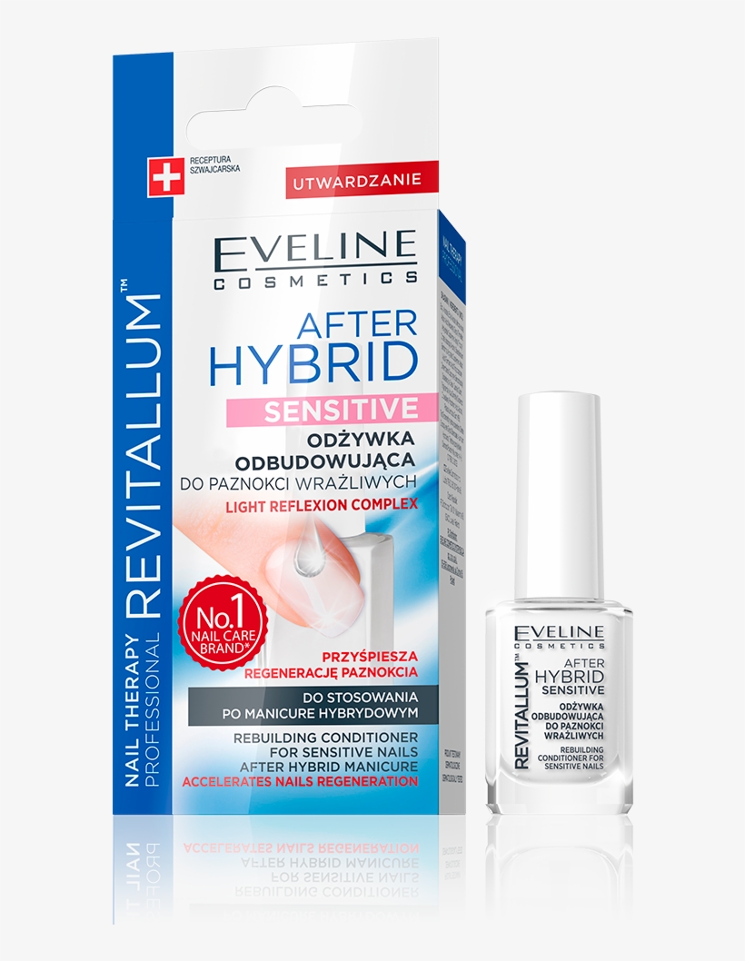Revitallum™ Rebuilding Conditioner For Sensitive Nails - Eveline Cosmetics, transparent png #2047023