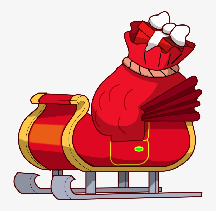 Medium Image - Sleigh Clipart Transparent Background, transparent png #2047193