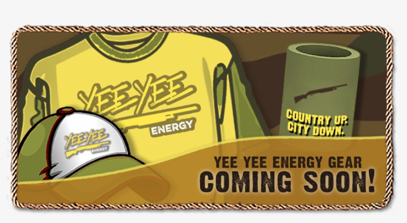 Official Yee Yee Energy Gear - Drink, transparent png #2047661