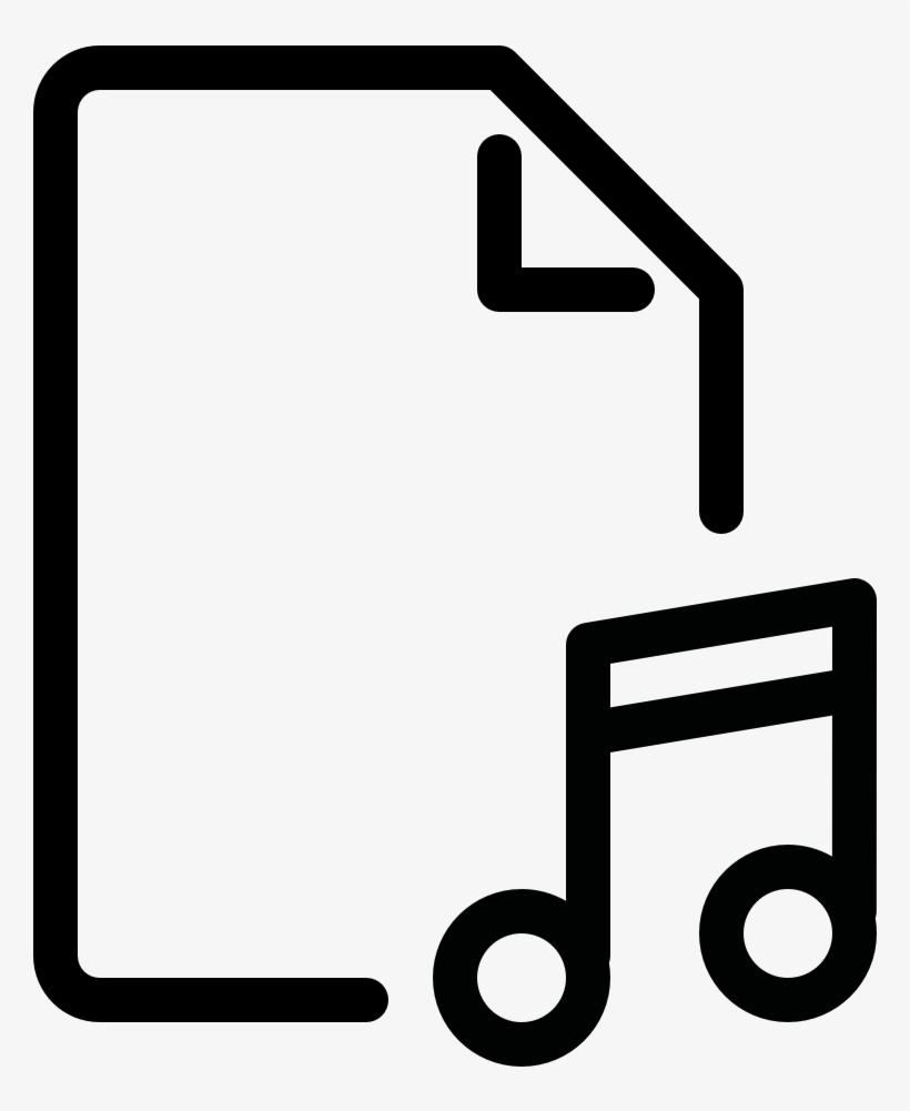 Document Type Audio - Music Simple Design, transparent png #2047949