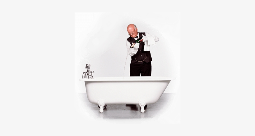 White Glove Service Bathtub - Bathtub Filled With Champagne, transparent png #2048925